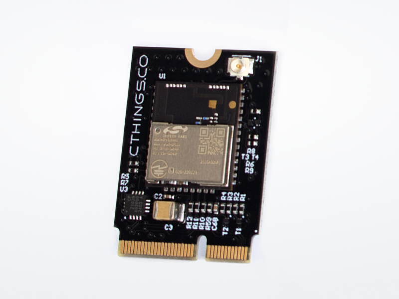 Edge IoT Connectivity Card MGM240P M.2